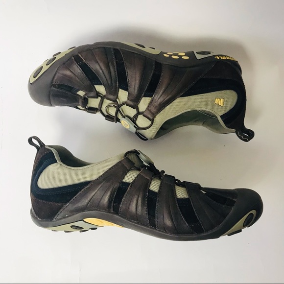 Merrell Caper Dark Earth Multi All Terrain Bungee Hiking Slip-On Shoe Sneaker 9 - Picture 6 of 13